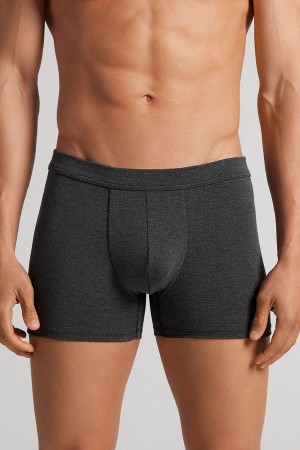 Boxer Intimissimi Modal And Silk Hombre Grises Oscuro | XCNU-36175