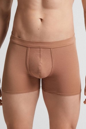 Boxer Intimissimi Natural Fresh Cotton Hombre Beige | RQLK-54391