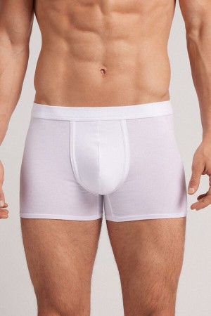 Boxer Intimissimi Natural Fresh Cotton Hombre Blancos | GXQC-68052