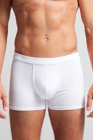 Boxer Intimissimi Superior Cotton Hombre Blancos | TLPZ-91236