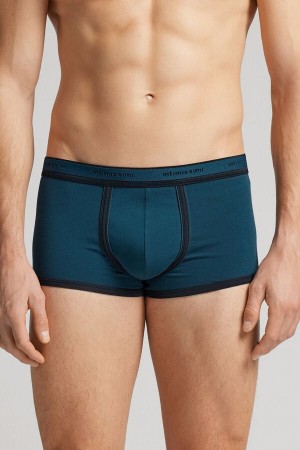 Boxer Intimissimi Superior Cotton With Logo Hombre Verdes | UPFT-03164