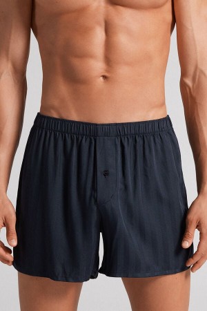 Boxer Intimissimi Woven Modal Hombre Negros | ASZQ-95174