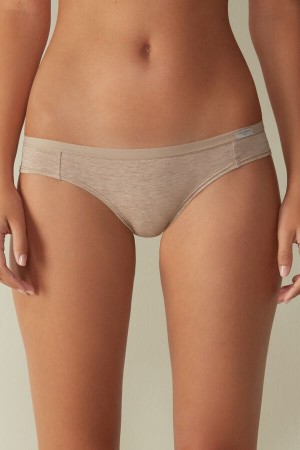 Bragas Intimissimi Cotton Mujer Beige | FKRE-91607