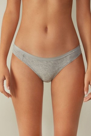 Bragas Intimissimi Cotton Mujer Grises Claro | VRWE-07234