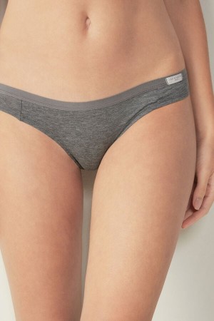 Bragas Intimissimi Cotton Mujer Grises | HEZA-94560