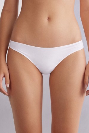 Bragas Intimissimi Low Rise Cotton Mujer Blancos | ONBL-61589