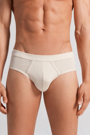 Bragas Intimissimi Natural Fresh Cotton Hombre Beige | EAGJ-98614