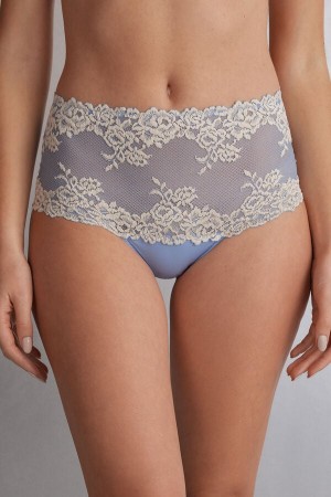 Bragas Intimissimi Pretty Flowers Hipsterzilian Mujer Azules Blancos | INMH-51209