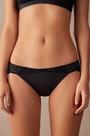 Bragas Intimissimi Pretty Flowers Mujer Negros | RASW-71320