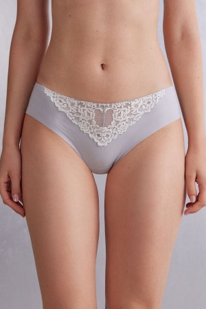 Bragas Intimissimi Pretty Flowers Seamless Cotton Mujer Grises | KUFR-67825