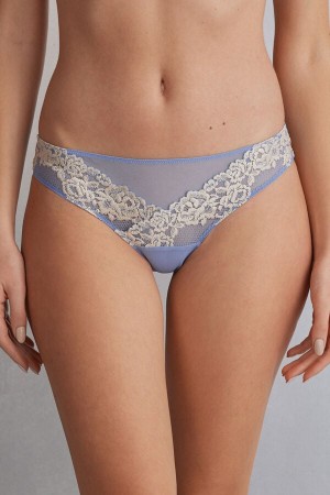 Bragas Intimissimi Pretty Flowerszilian Mujer Azules Blancos | UVFH-95302