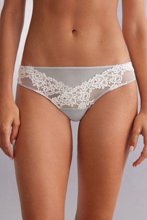 Bragas Intimissimi Pretty Flowerszilian Mujer Grises | SNHF-70153