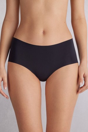 Bragas Intimissimi Seamless Microfiber Hipster Mujer Negros | HXCG-80473