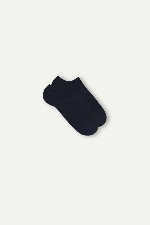 Calcetines Intimissimi No-Show Terrycloth Hombre Azules | RFXJ-49675