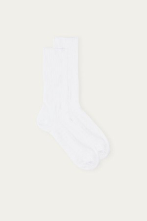 Calcetines Intimissimi Short Terrycloth Hombre Blancos | ZTHP-29471