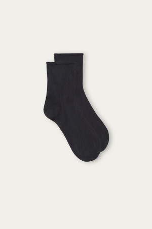 Calcetines Intimissimi Superior Cotton Ankle Hombre Grises Oscuro | YAFV-91586