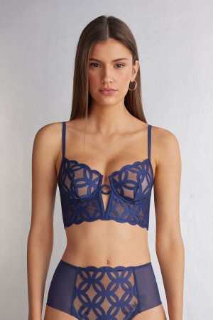 Corsé Intimissimi Crafted Elegance Balconette Bustier Mujer Morados | LBES-35014