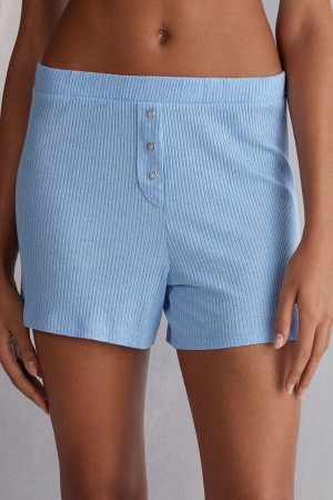 Short Intimissimi Chic Comfort Modal Mujer Azules | KZQU-03295