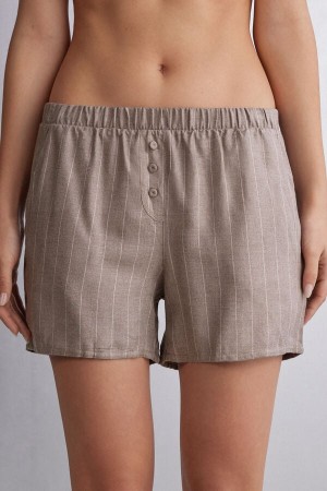 Short Intimissimi Comfort First Woven Modal Mujer Beige | BXSL-63184