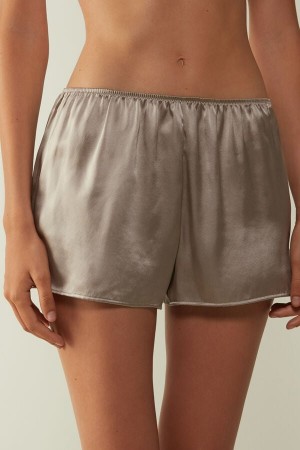 Short Intimissimi Smooth Silk-Satin Mujer Beige | FSIX-97812