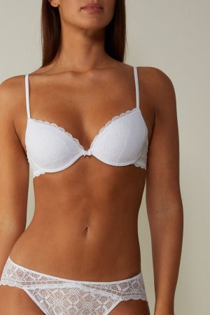 Sujetador Intimissimi Bellissima Push-Up Lace Mujer Blancos | LUQW-61970