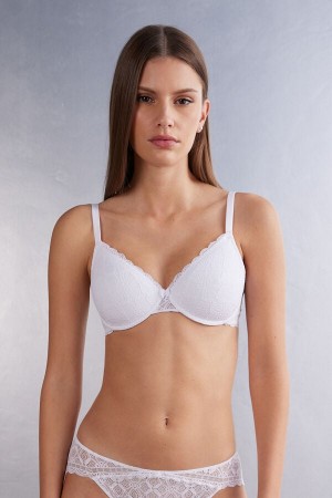 Sujetador Intimissimi Francesca Balconette Lace Mujer Blancos | FONI-14609