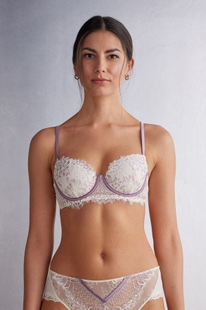 Sujetador Intimissimi Secret Garden Sofia Balconette Mujer Amarillos Claro | EDNA-24316