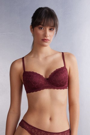 Sujetador Intimissimi Sofia Balconette Lace Mujer Rojos | JNPF-03581