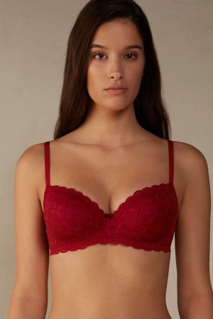 Sujetador Intimissimi Sofia Balconette Lace Mujer Rojos | DFBM-02649