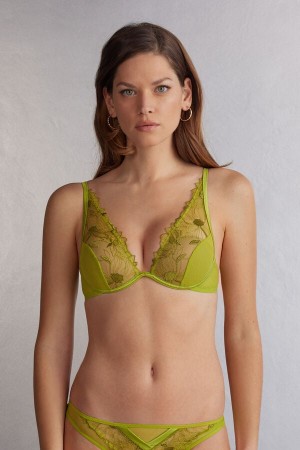 Sujetador Intimissimi Sweet Like Sugar Elena Balconette Mujer Verdes | FYOT-32518