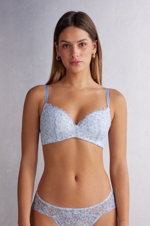 Sujetador Intimissimi Sweet Talking Adele Triangle Mujer Flores | GRKA-01562