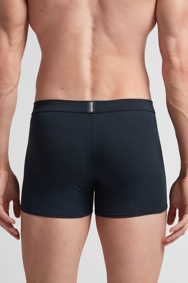 Boxer Intimissimi Natural Fresh Cotton Hombre Negros | BORS-72863