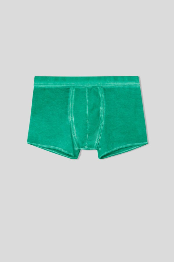 Boxer Intimissimi Natural Fresh Cotton Hombre Verdes | KIUM-59364