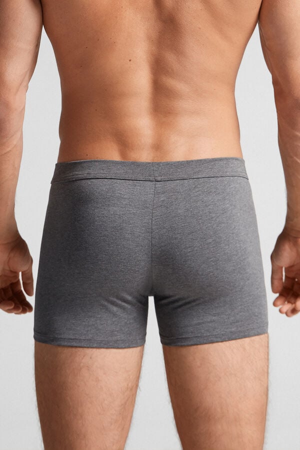 Boxer Intimissimi Superior Cotton Hombre Grises Oscuro | SQGU-56214