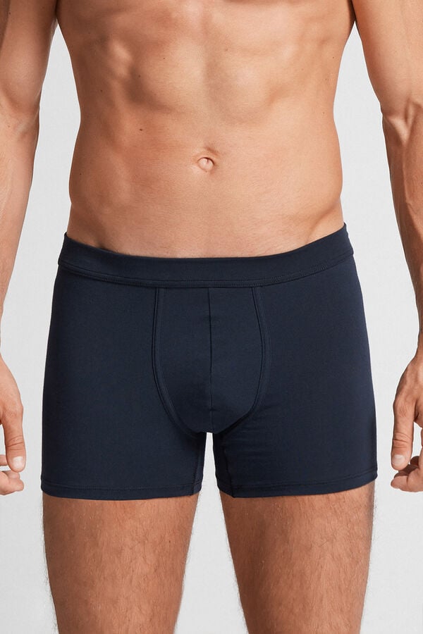 Boxer Intimissimi Superior Cotton Hombre Negros | ANYM-94203