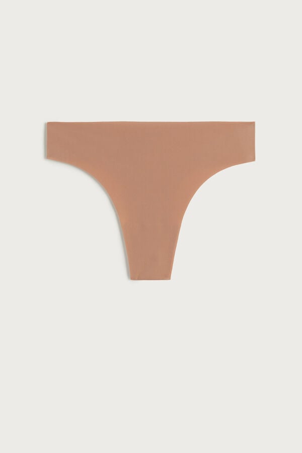 Bragas Intimissimi Brazilian Seamless Ultra Light Microfiber Mujer Beige | WJBH-98471