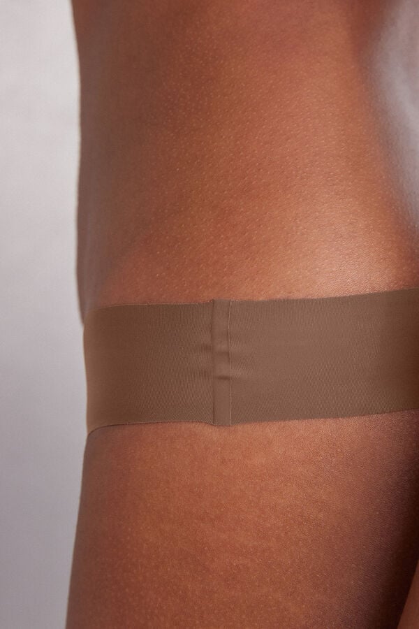 Bragas Intimissimi Brazilian Seamless Ultra Light Microfiber Mujer Beige Oscuro | LKGP-28704