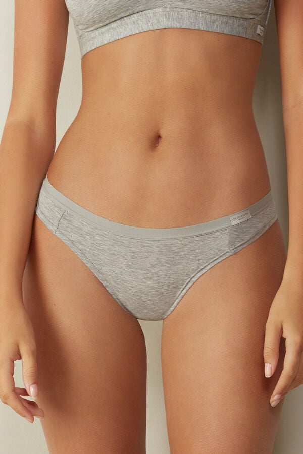 Bragas Intimissimi Cottonzilian Mujer Grises Claro | MJRQ-86159