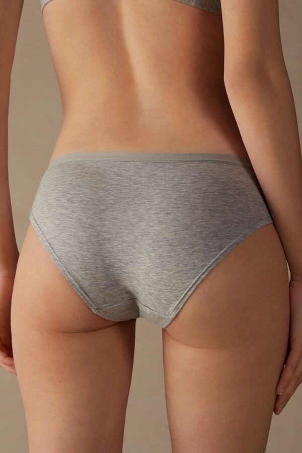 Bragas Intimissimi Cozy Cotton Mujer Grises Claro | RWCX-86479