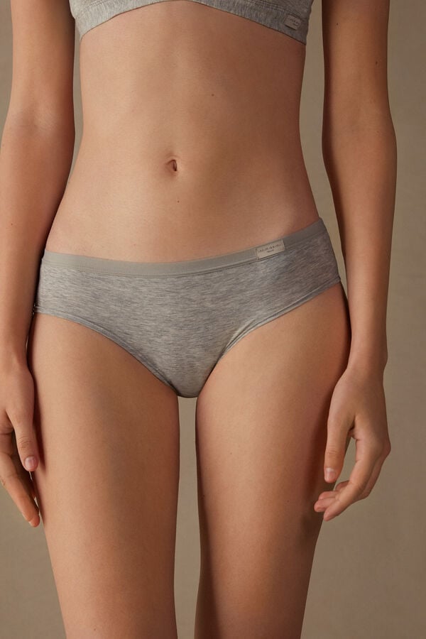 Bragas Intimissimi Cozy Cotton Mujer Grises Claro | RWCX-86479