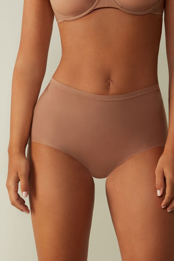 Bragas Intimissimi Invisible Touch Hipster Mujer Beige | DIPL-48259