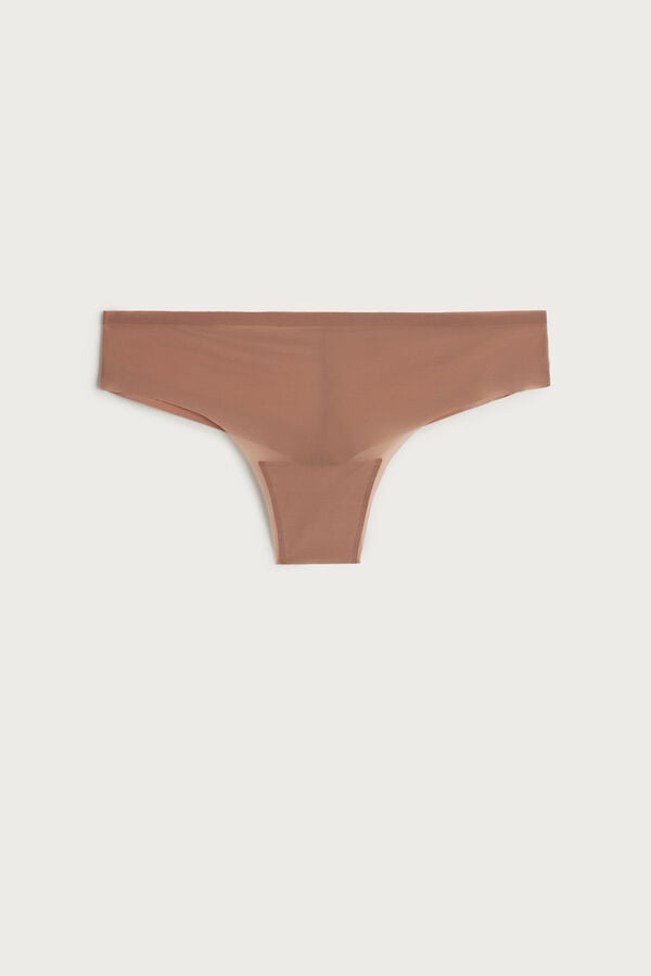 Bragas Intimissimi Invisible Touchzilian Mujer Beige | LRJH-54368