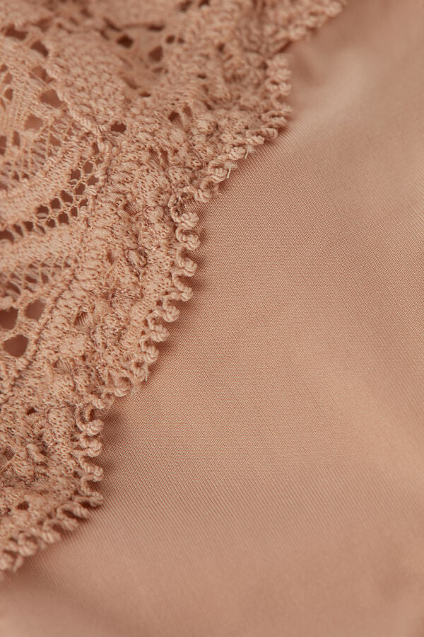 Bragas Intimissimi Lace And Microfiber ‘80s Stylezilian Mujer Naranjas Beige | LJWK-09835