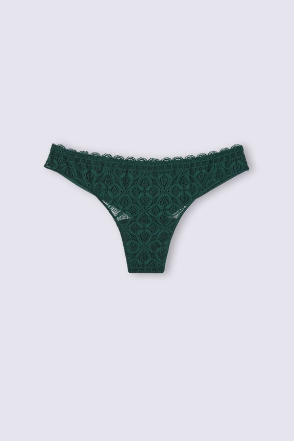 Bragas Intimissimi Lace And Microfiberzilian Mujer Verdes | KXNH-87490