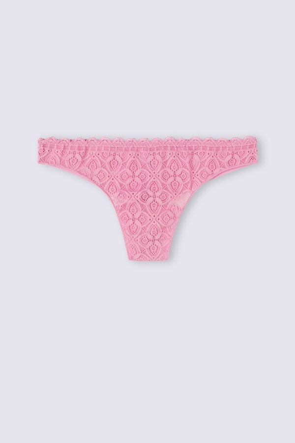 Bragas Intimissimi Lace And Microfiberzilian Mujer Rosas | XJMA-24098