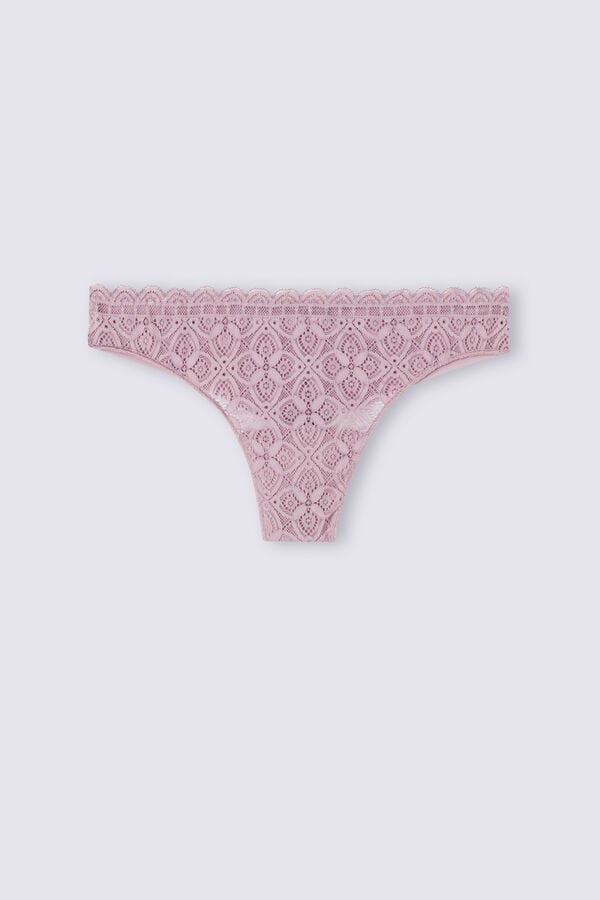 Bragas Intimissimi Lace And Microfiberzilian Mujer Rosas | DBJG-41753