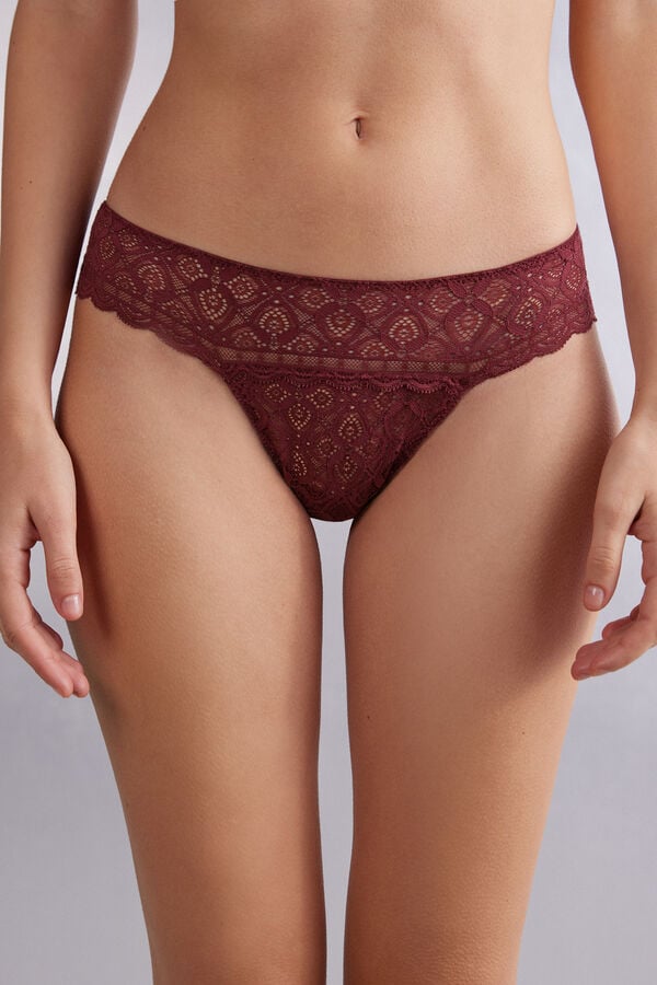 Bragas Intimissimi Lacezilian Mujer Rojos | RGOH-30298