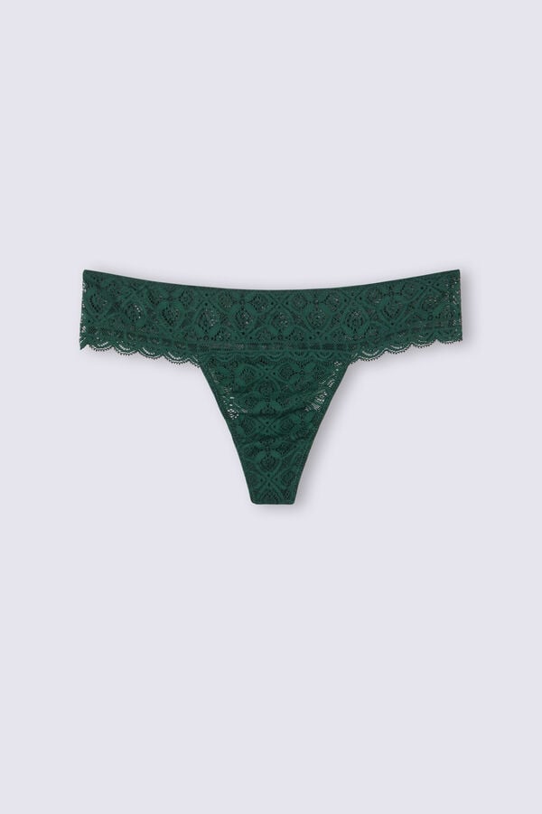 Bragas Intimissimi Lacezilian Mujer Verdes | SNTC-07648