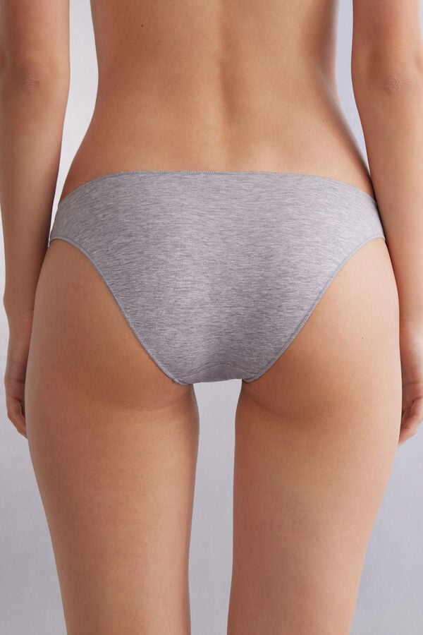 Bragas Intimissimi Low Rise Cotton Mujer Grises Claro | EXAY-68029