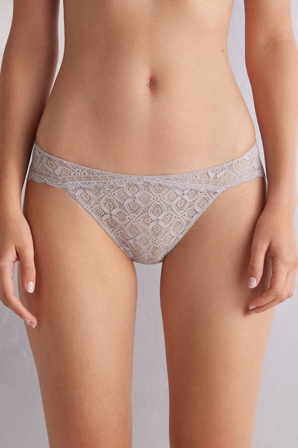 Bragas Intimissimi Low Rise Lace Mujer Grises | ENFR-12584